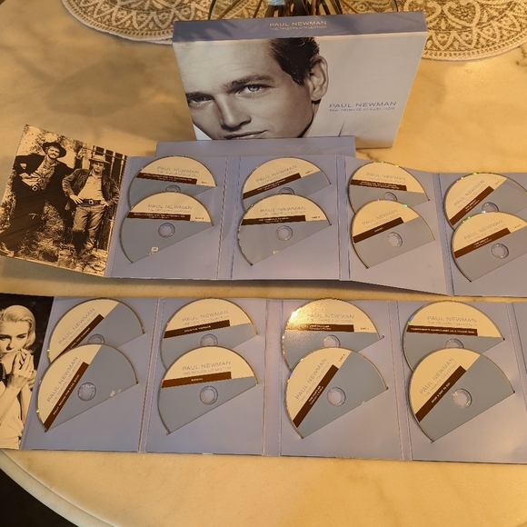 Paul Newman Tribute Collection- 13 DVDs of His Best Films/Film Photo Book - Picture 4 of 7